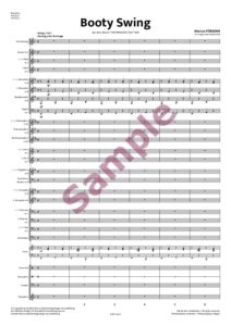 Booty Swing - für Sologesang und Blasorchester – Bild 3