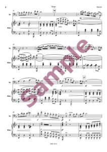 Tango für Cello Solo und Klavier – Bild 3