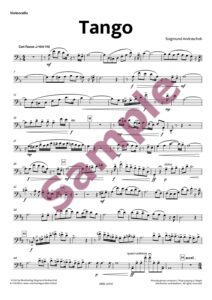 Tango für Cello Solo und Klavier – Bild 5