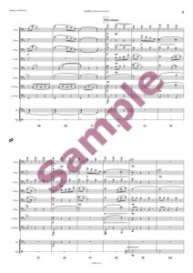 "Glücklich ist, wer vergisst" Highlights aus der Operette "Die Fledermaus" für 8 Posaunen – Bild 6