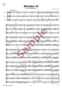 Miniatur 29 "Kurze Kaffeepause" für 3 Flöten – Bild 2