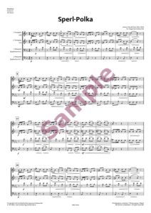 Sperl Polka für Brass-4tett – Bild 2