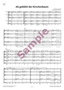 Als geblüht der Kirschenbaum (Brass5tett) – Bild 2